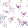 Papel de Parede Adesivo Infantil Carruagem Pincesa - 086 - 2