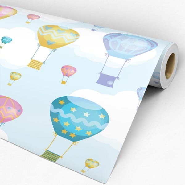 Papel de Parede Adesivo Infantil Balões - 120 - 3