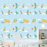 Papel de Parede Adesivo Infantil Aviões e Foguetes - 042 - 1