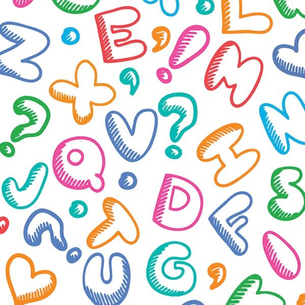 Papel de Parede Adesivo Infantil Alfabeto - 080 - 2