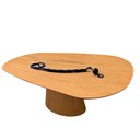 Ver imagem 3 de Mesa Oval Organica em Freijo 140x90