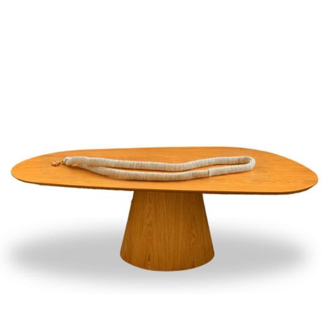 Mesa Oval Organica em Freijo 140x90