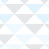 Papel de Parede Adesivo Geométrico Triângulos Azul - 108 - 2