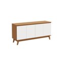 Ver imagem 6 de Aparador Kappesberg 4 Portas Canela/branco 156cm