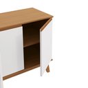 Ver imagem 4 de Aparador Kappesberg 4 Portas Canela/branco 156cm