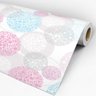 Papel de Parede Adesivo Geométrico Rosa Azul Cinza - 057 - 3