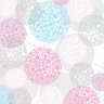 Papel de Parede Adesivo Geométrico Rosa Azul Cinza - 057 - 2