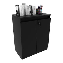 Balcão Escritório com Chave Multimóveis Cr25046 Preto - 2