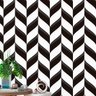Papel de Parede Adesivo Geométrico Preto e Branco - 164 - 1