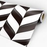 Papel de Parede Adesivo Geométrico Preto e Branco - 164 - 3