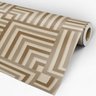 Papel de Parede Adesivo Geométrico Marrom - 167 - 3