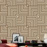 Papel de Parede Adesivo Geométrico Marrom - 167 - 1