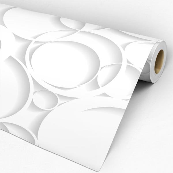 Papel de Parede Adesivo Geométrico Efeito 3D - 081 - 3