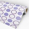 Papel de Parede Adesivo Geométrico Círculos Roxo - 050 - 3