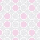Ver imagem 2 de Papel de Parede Adesivo Geométrico Círculos Rosa - 051