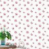 Papel de Parede Adesivo Floral Rosa - 205 - 1