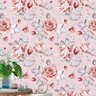 Papel de Parede Adesivo Floral Rosa - 176 - 1