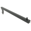 Ver imagem 1 de Pendurador para Cremalheira modelo reto 39 cm Comac Preto