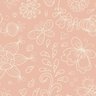 Papel de Parede Adesivo Floral Rosa - 095 - 2
