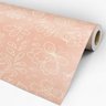 Papel de Parede Adesivo Floral Rosa - 095 - 3