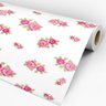 Papel de Parede Adesivo Floral Rosa - 053 - 3