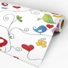 Papel de Parede Adesivo Floral Colorido - 087 - 3