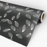 Papel de Parede Adesivo Floral Cinza - 089 - 3