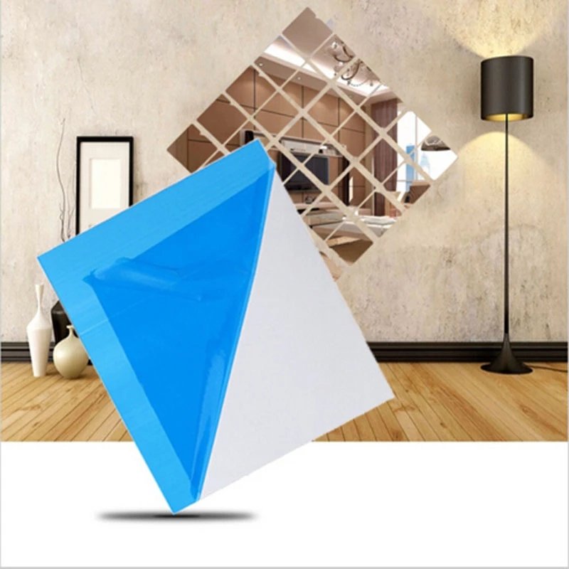 Adesivo Espelhado 3d de Parede Azulejos 15x15 cm kit 18 Unidades ...