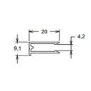 Ver imagem 2 de Perfil U 4mm Bronze - 3,00m