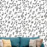 Papel de Parede Adesivo Casual Música - 140 - 1