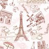 Papel de Parede Adesivo Casual Europa - 079 - 2