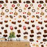 Papel de Parede Adesivo Casual Chocolate - 008 - 1
