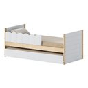 Ver imagem 2 de Bicama Infantil com Grade New Garden Casatema MadeiraOriginals Marrom/Branco
