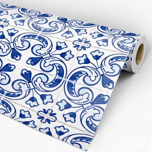 Papel de Parede Adesivo Azulejo Português - 029 - 3