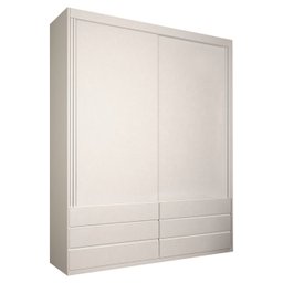 Guarda-Roupa Solteiro 100% MDF 2 Portas e 6 Gavetas Eco 08 Bom Pastor - 2