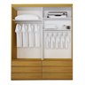 Guarda-Roupa Solteiro 100% MDF 2 Portas e 6 Gavetas Eco 08 Bom Pastor - 3