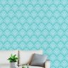 Papel de Parede Adesivo Arabesco Turquesa - 059 - 1