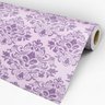 Papel de Parede Adesivo Arabesco Roxo - 042 - 3