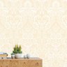 Papel de Parede Adesivo Arabesco Palha - 060 - 1