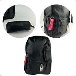 Mochila Urban Charm Estilo e Funcionalidade com Design Sofisticado em Tecido Sintético com Estojo Pr - 3