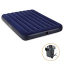 Ver imagem 1 de Colchão Inflável Casal Dura Beam Downy + Bomba Elétrica Intex - 110V