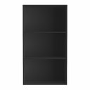 Ver imagem 2 de Estante baixa decorativa multiúso Estante E 3:Preto