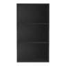 Estante baixa decorativa multiúso Estante E 3:Preto - 2
