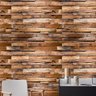 Papel de Parede Adesivo Madeira Rústica - 056 - 1