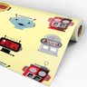 Papel de Parede Adesivo Infantil Robôs - 016 - 3
