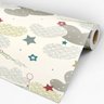 Papel de Parede Adesivo Infantil Nuvens - 082 - 3