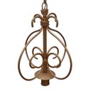 Ver imagem 1 de Pendente Simples de Ferro Artesanal para Sacada de Apartamento - Dourado