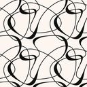 Ver imagem 2 de Papel de Parede Adesivo Geométrico Abstrato Preto - 015