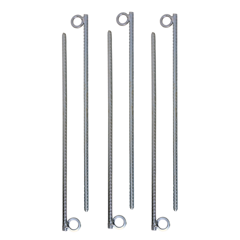 Estaca Para Barraca 40 Cm 06 Unidades (06 MM) Sustentação de Plantas