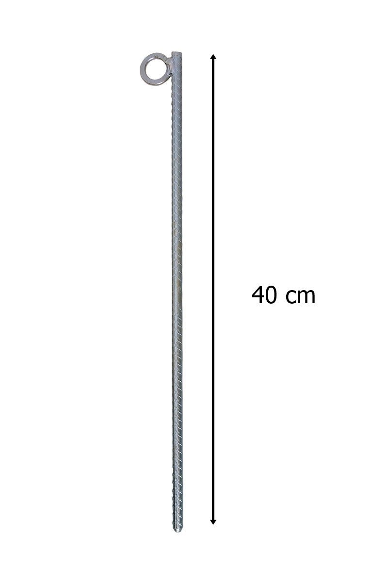 Estaca Para Barraca 40 Cm 06 Unidades (06 MM) Sustentação de Plantas - 2